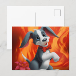 Chien Cute ポストカード