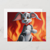 Chien Cute ポストカード (正面/裏面)