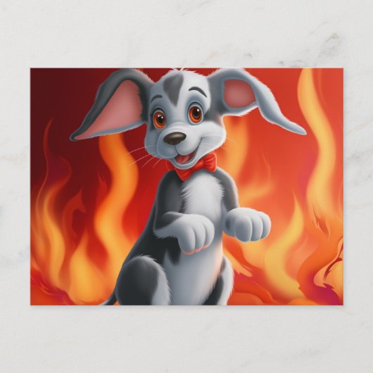 Chien Cute ポストカード (正面)