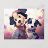 Chien Cute ポストカード (正面)