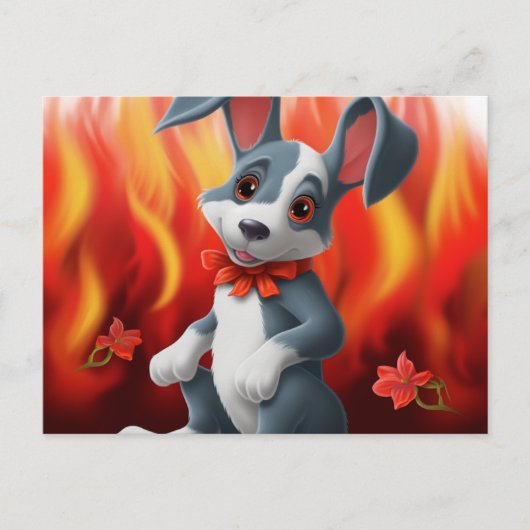 Chien Cute ポストカード (正面)