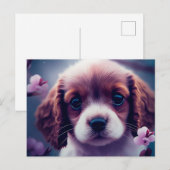 Chien Fleur ポストカード (正面/裏面)