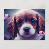 Chien Fleur ポストカード (正面)