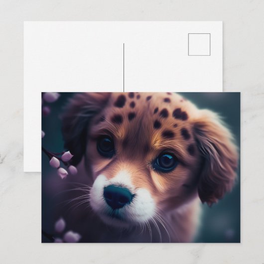 Chien Guépard ポストカード (正面/裏面)