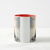 Chien héros sous les feux d'artifice. マグカップ (中央)