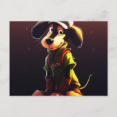 Chien Jaune ポストカード (正面)