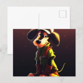 Chien Jaune ポストカード