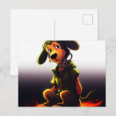 Chien Jaune ポストカード (正面/裏面)