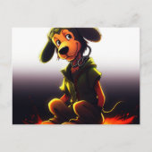 Chien Jaune ポストカード (正面)