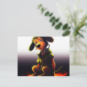 Chien Jaune ポストカード (スタンド正面)