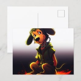 Chien Jaune ポストカード