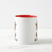 Chien scientifique fou en pleine expérience. マグカップ (中央)