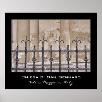 Chiesa di San Gennaro, Praiano, Amalfi Coast ポスター