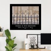 Chiesa di San Gennaro, Praiano, Amalfi Coast ポスター (ホームオフィス)