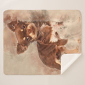 Chihuahua見てカメラ_犬愛好家 シェルパブランケット (正面(横))