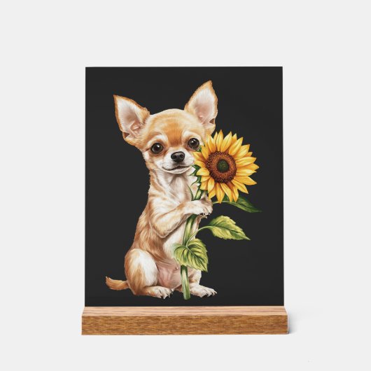 Chihuahua   アクリルサイン (正面)