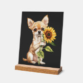 Chihuahua   アクリルサイン (傾斜)
