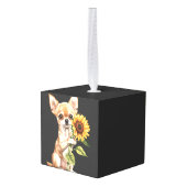 Chihuahua   キューブオーナメント (裏面アングル)