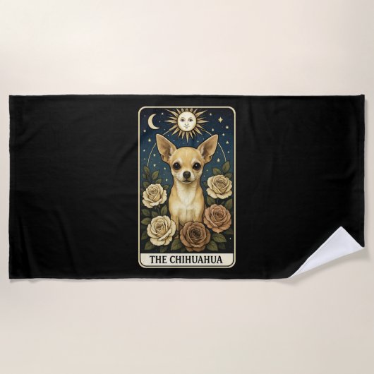 Chihuahua ビーチタオル (正面)
