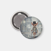 Chihuahua About Town In Paris マグネット (正面/裏面)