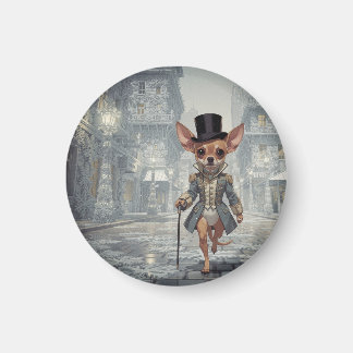 Chihuahua About Town In Paris マグネット