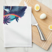 Chihuahua  Abstract Painting  Colour  Cute Dog Cop キッチンタオル (四つ折り)