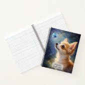 Chihuahua and Blue Butterfly ノートブック (内部)