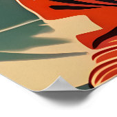 Chihuahua Astronaut Poster, Chihuahua Retro Print ポスター (角)