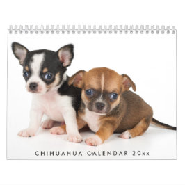 Chihuahua Calendar 2025写真の追加 カレンダー