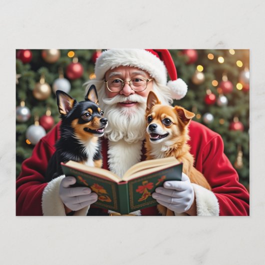 Chihuahua Christmas Card シーズンカード (正面)