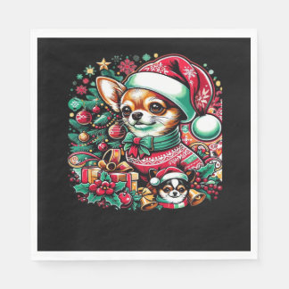 Chihuahua Christmas Cheer! Classic T-Shirt スタンダードランチョンナプキン