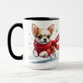 Chihuahua Christmas Coffee Mug Cup マグカップ