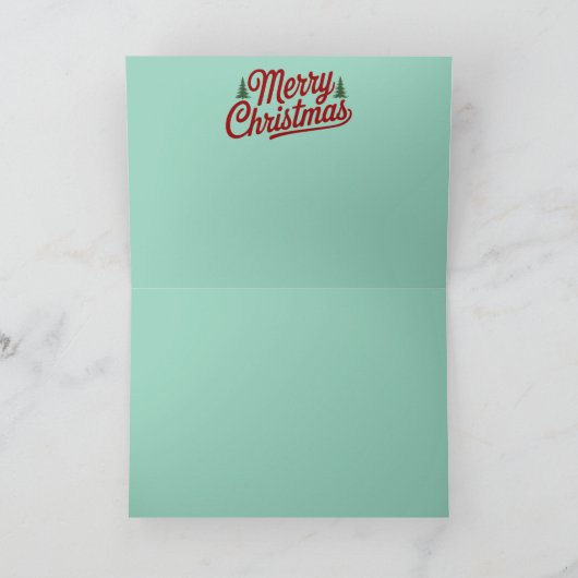 Chihuahua Christmas Cookie Card カード (内部)