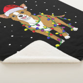Chihuahua Christmas Dog シェルパブランケット (3/4)