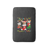 Chihuahua Christmas Lights Xmas Dog Classic T-Shir バスマット (正面縦)