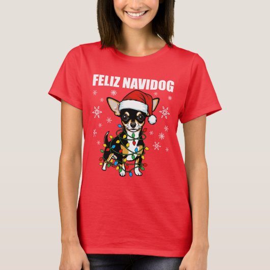 Chihuahua Christmas Tシャツ (正面)