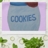 Chihuahua Cookie Thief キッチンタオル (折り畳み)