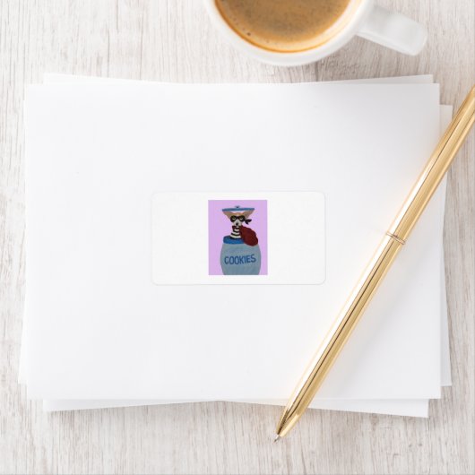 Chihuahua Cookie Thief ラベル (インサイチュ)