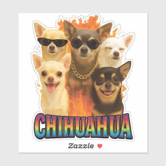 Chihuahua Copy シール (シート)