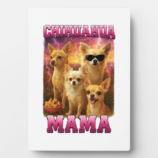 Chihuahua Copy Copy フォトプラーク (正面)