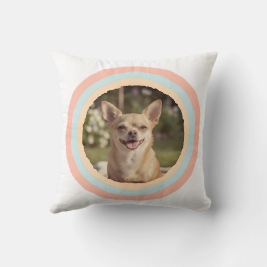 Chihuahua Custom Pillow – Rainbow Bridge Memorial  クッション (裏面)