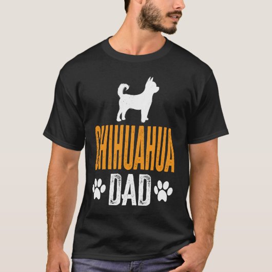 Chihuahua Dad  Dog Daddy Chihuahua Father Day Tシャツ (正面)