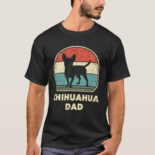 Chihuahua Dad  Dog  Men  Chihuahua Dog Daddy Tシャツ (正面)
