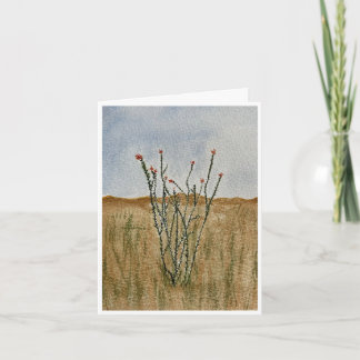 Chihuahua Desert Ocotillo Greeting Card カード