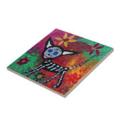 CHIHUAHUA DIA DE LOS MUERTOS TILE タイル (側面)