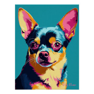 Chihuahua Dog 001 - Bruno Pokopen ポスター
