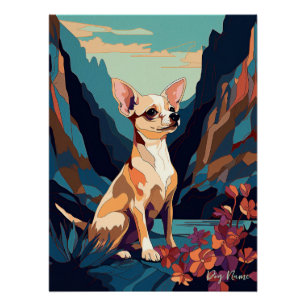 Chihuahua Dog 005 - Bruno Pokopen ポスター