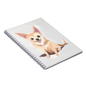 Chihuahua Dog | Cute Dog Pet Puppy Watercolor ノートブック (右側)
