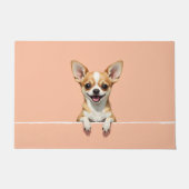 Chihuahua Dog Doormat Art ドアマット (正面)