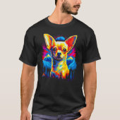 Chihuahua Dog Hiking Tシャツ (正面)